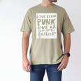 What's More Punk Than The Public Library Book Lover Men's Comfort Colors T-Shirt Khaki