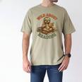 Wild About Reading Sloth Coffee Teacher Book Lover Men's Comfort Colors T-Shirt Khaki