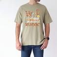 Wild About Reading Teacher Reading Books Back To School Men's Comfort Colors T-Shirt Khaki