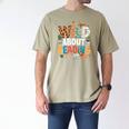 Wild About Reading Zoo Animals Books Reader Lover Men's Comfort Colors T-Shirt Khaki