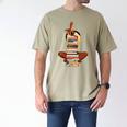 Woman And Books Stack Afro Girl Book Lover Premium Tri-Blend Men's Comfort Colors T-Shirt Khaki