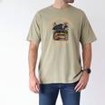 In A World Full Of Bookworms Be A Book Dragon Book Lover Men's Comfort Colors T-Shirt Khaki
