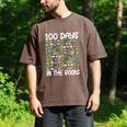 100 Days In The Books English Reading Teacher 100th Day Kids Men's Comfort Colors T-Shirt Espresso