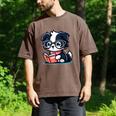 Adorable Book Lover Border Collie With Reading Glasses Cute Raglan Baseball Tee Men's Comfort Colors T-Shirt Espresso