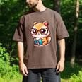 Adorable Book Lover Chipmunk With Reading Glasses Cute Premium Men's Comfort Colors T-Shirt Espresso