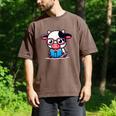 Adorable Book Lover Cow With Reading Glasses Cute Men's Comfort Colors T-Shirt Espresso Adorable Book Lover Cow With Reading Glasses Cute Men's Comfort Colors T-Shirt Espresso