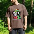 Adorable Book Lover Iguana With Reading Glasses Cute Men's Comfort Colors T-Shirt Espresso