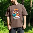 Adorable Book Lover Mallard Duck With Reading Glasses Cute Men's Comfort Colors T-Shirt Espresso Adorable Book Lover Mallard Duck With Reading Glasses Cute Men's Comfort Colors T-Shirt Espresso