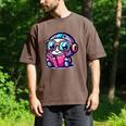 Adorable Book Lover Robot With Reading Glasses Cute Men's Comfort Colors T-Shirt Espresso