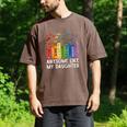 Awesome Like My Daughter Books Floral Proud Mom Women Men's Comfort Colors T-Shirt Espresso Awesome Like My Daughter Books Floral Proud Mom Women Men's Comfort Colors T-Shirt Espresso