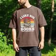 I LIKE BIG BOOKS AND I CANNOT LIE Book Lover Print Men's Comfort Colors T-Shirt Espresso I LIKE BIG BOOKS AND I CANNOT LIE Book Lover Print Men's Comfort Colors T-Shirt Espresso