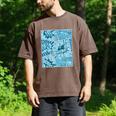 Blue Comic Book Blue Graphic Men's Comfort Colors T-Shirt Espresso