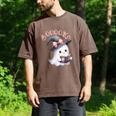 Boo Ghost Books Coquette Bow Halloween Women School Teacher Men's Comfort Colors T-Shirt Espresso