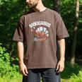 Book Dinosaur T-Rex Bookworm Dino Book Reading Men's Comfort Colors T-Shirt Espresso