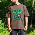 Book Dragon Reading Fantasy Men's Comfort Colors T-Shirt Espresso Book Dragon Reading Fantasy Men's Comfort Colors T-Shirt Espresso