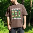 Book Leprechaun St Patrick's Day Library Librarian Reading Men's Comfort Colors T-Shirt Espresso