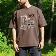 Book Lovers Bookworm Book Nerd I'm Ok Teacher School Men's Comfort Colors T-Shirt Espresso