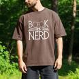 Book Nerd Retro Style Readers Librarians Authors Bookworms Men's Comfort Colors T-Shirt Espresso