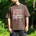 Book And Pajamas Humorous Book Lover Reading Bedtime Men's Comfort Colors T-Shirt Espresso
