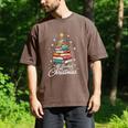 All Booked For Christmas Book Christmas Book Lover Librarian Men's Comfort Colors T-Shirt Espresso