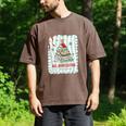 All Booked For Christmas Book Xmas Tree Coquette Bow Lights Men's Comfort Colors T-Shirt Espresso