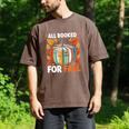 All Booked For Fall Book Pumpkin Autumn Thanksgiving Teacher Men's Comfort Colors T-Shirt Espresso