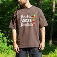Books Booze And Besties Book Lover Bestie Squad Twinning Men's Comfort Colors T-Shirt Espresso