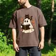 Books Ghost Reading Book Halloween Library Cat Fall Men's Comfort Colors T-Shirt Espresso Books Ghost Reading Book Halloween Library Cat Fall Men's Comfort Colors T-Shirt Espresso
