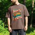 Books Are Just Word Tacos Shirt Book Shirts Reader Men's Comfort Colors T-Shirt Espresso