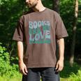 Books Are My Love Language Retro Book Quote Men's Comfort Colors T-Shirt Espresso