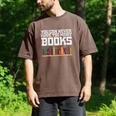 Never Too Many Books Read Book Reading Librarian Men Women Men's Comfort Colors T-Shirt Espresso