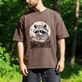 Booktrovert Raccoon Reading And Coffee For Book Lover Men's Comfort Colors T-Shirt Espresso
