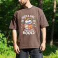 Bookworm Just A Girl Who Loves Books Men's Comfort Colors T-Shirt Espresso