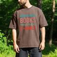 Born To Read Books Forced To Read Emails Reading Bookish Men's Comfort Colors T-Shirt Espresso