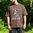 I Buy Her Books Call Her A Good Girl Book Lover Skull Men's Comfort Colors T-Shirt Espresso