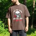 I Buy Her Books And Call Her A Good Girl Skull Rose Bookworm Men's Comfort Colors T-Shirt Espresso