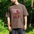 Chapter 67 Floral Book Stack Men's Comfort Colors T-Shirt Espresso