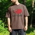 Clifford The Big Red Dog I Heart Clifford Childrens Books Men's Comfort Colors T-Shirt Espresso Clifford The Big Red Dog I Heart Clifford Childrens Books Men's Comfort Colors T-Shirt Espresso