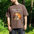 Coffee Cats & Books Lover For Women & Girls Coffee Men's Comfort Colors T-Shirt Espresso Coffee Cats & Books Lover For Women & Girls Coffee Men's Comfort Colors T-Shirt Espresso