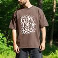 Coffee Cats & Books Reading Book Lover Reader Men's Comfort Colors T-Shirt Espresso Coffee Cats & Books Reading Book Lover Reader Men's Comfort Colors T-Shirt Espresso
