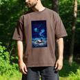 Cosmic Botanical Book Lover Reading Men's Comfort Colors T-Shirt Espresso