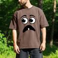 Creepy Face Carrot Halloween Book Character Costume Men's Comfort Colors T-Shirt Espresso
