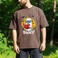 Cute Ghost Reading Book Retro Halloween Librarian Men's Comfort Colors T-Shirt Espresso