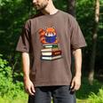 Cute Kawaii Kids Reading Books Glasses Red Panda Lover Men's Comfort Colors T-Shirt Espresso