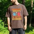 Cute Librarian Library Book Lover Keeper Of Endless Stories Men's Comfort Colors T-Shirt Espresso