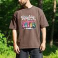 Cute Reading With My Gnomies Gnome Book Bookworm Lover Men's Comfort Colors T-Shirt Espresso