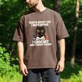 Das Ist Es Was Ich Tue Ich Lese Books Crochet And Men's Comfort Colors T-Shirt Espresso