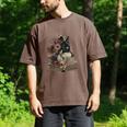Dog Book Flower Men's Comfort Colors T-Shirt Espresso