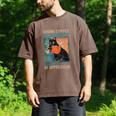 Drink Coffee Read Books Dismantle Systems Of Oppression Cat Men's Comfort Colors T-Shirt Espresso