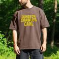 Dungeon Crawler Carl Yellow Text Logo LitRPG Series Book Men's Comfort Colors T-Shirt Espresso Dungeon Crawler Carl Yellow Text Logo LitRPG Series Book Men's Comfort Colors T-Shirt Espresso